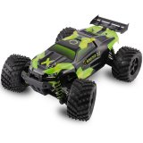 OV_X_MONSTER_3.0--Overmax OV-X-MONSTER 3.0 remote controlled car, range up to 100m, speed up to 45 km/h, battery 850 mAh (20 min), independent suspension, 4-wheel drive, sport type, size 1:18 (260*190*100mm), weight 650g, 2xbatteries, charging cable