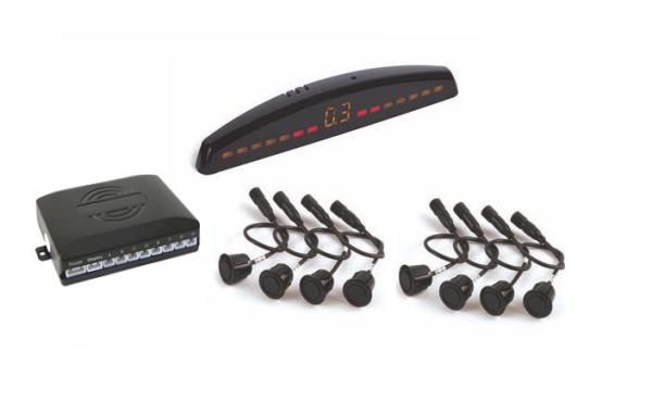 0909--Dane techniczne:zestaw czujnik&amp;oacute;w parkowaina prz&amp;oacute;d i tył (8 sensor&amp;oacute;w)sensory 19mm ze złączami serwisowymiprzednie sensory działają 10 sek. od naciśniecia hamulca nożnegojedna centralazasięg odległości 0,2~1