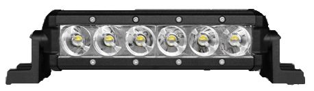 1986--NOXON OMEGA CREE 18W SPOT - panel świetlny LED, 18W, ilość diod: 6x3W CREE, 1008 lm, napięcie 9V-32V, światło skupione, IP67, CERTYFIKAT CE, żywotność 50000H, temp. barwy 6500K, wymiary: 192x44x74mm