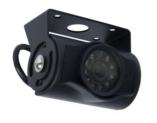 1528--Dane techniczne:napięcie 12V-24V,system NTSC,przełącznik funkcji mirror (możliwość zamontowania z przodu),kąt 120 stopni,widzi w nocy (diody IR),wymiary: 81mm x 61mm x 53mm