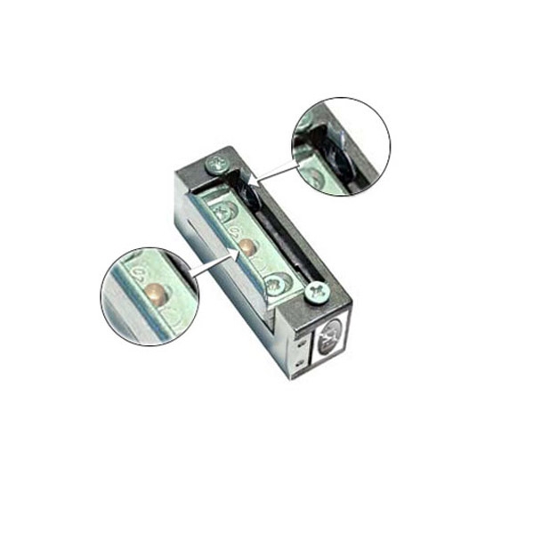 R4-12.40--Elektrozaczep symetryczny R4-12.40 wyposażony jest w funkcję blokady zapadki i pamięć.