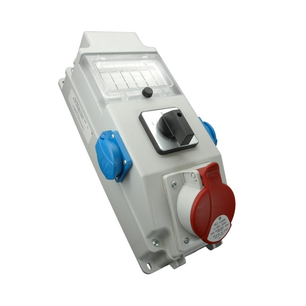 ROS 5/X-10/0-1--Rozdzielnica gniazdowa SEZ ROS 5. 5 modułów. Okienko, wyłącznik. Możliwość rozbudowy o dodatkowe akcesoria.