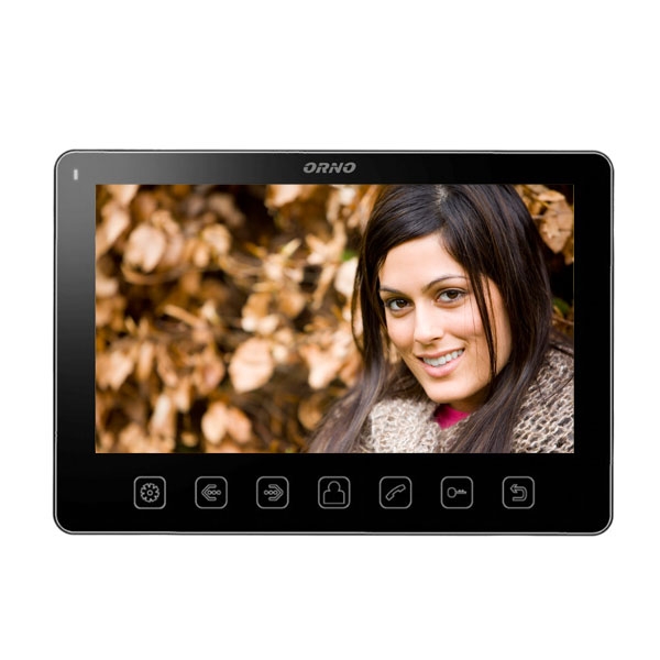 OR-VID-EX-1033MV/B--Wideo monitor do rozbudowy zestawów wideodomofonowych z serii EXEDRA, PARS, REX MEMO, SALUS MEMO, PARS MULTI, REGINA MEMO MULTI, FORTIS MULTI, SALUS MEMO MULTI, obsługuje dwa wejścia (możliwość podłączenia 2 kamer wideodomofonowych), kolorowy, ultrap