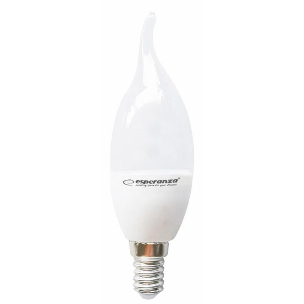 ESP-ELL149--ELL149 Żar&amp;oacute;wka LED T37 E14 6W EsperanzaDane techniczne:T37Gwint: E14Napięcie: 220-240V/50HzMoc: 6WJasność:580 lmBarwa światła: ciepły biały (3000K)Kąt świecenia: 270&amp;deg;Wymiary: 37x132 [mm]CRI &amp;gt;80Żywotność: 30000 hK