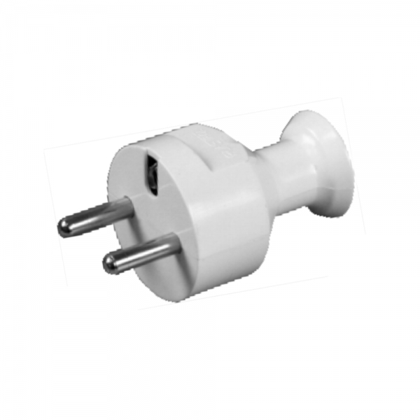 WT-31/BIAŁY--Wtyczka prosta rozbieralna. Dostępne kolory: biały, czarny.