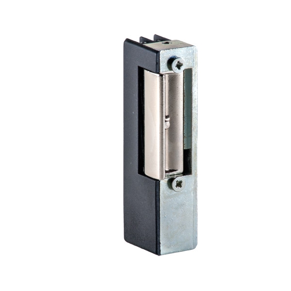 OR-EZ-4007--Elektrozaczep asymetryczny OR-EZ-4007 wyposażony jest w dodatkową funkcję pamięci, która pozwala na sterowanie elektrozaczepem przez podanie krótkiego impulsu napięciowego, po ustaniu którego stan otwarcia zaczepu podtrzymywany jest mechanicznie, aż 