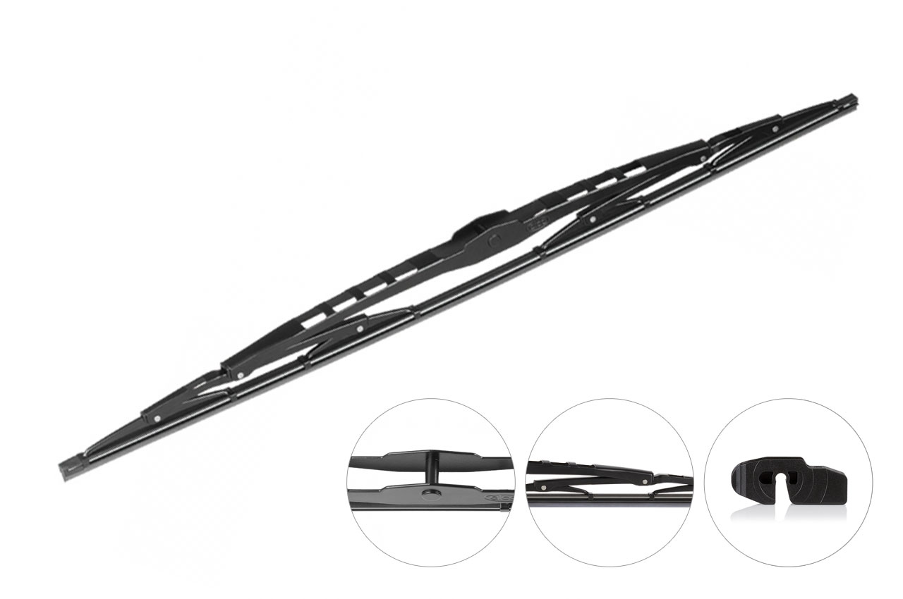 AMI-AT138--Pi&amp;oacute;ra wycieraczek do samochod&amp;oacute;w ciężąrowych i dostawczych. Pakowane po jednej sztuce w karton, 100% stal. Adapter 12x4 / 9x4 w opakowaniu.