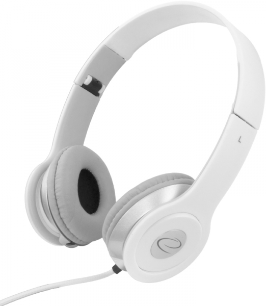 ESP-EH145W--EH145W Słuchawki Audio Techno białe EsperanzaWysokiej jakości klasyczne słuchawki stereofoniczne z płynną regulacją głośności. Pałąk nagłowny posiada obustronną regulację długości, dzieki czemu idealnie dopasowuje się do kształtu głowy. Poduszki uszn