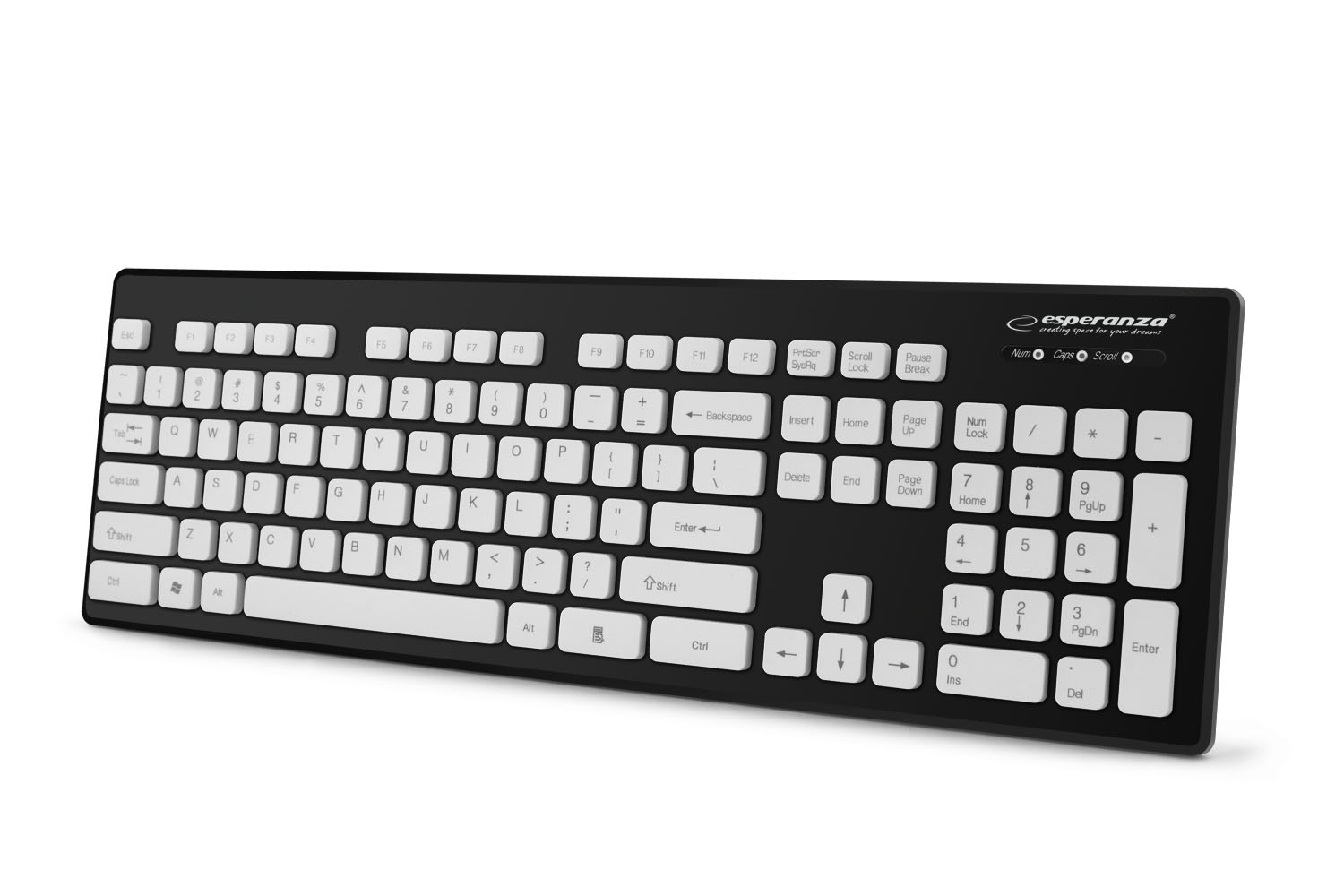 ESP-EK130K--EK130K Klawiatura przewodowa standardowa wodoodporna USB Singapore czarnaPrzewodowa klawiatura wyspowa USB. Specjalna konstrukcja obudowy klawiszy i membran przycisk&amp;oacute;w sprawia, że jest odporna na deszcz i zalanie płynami. Elegancki wyg