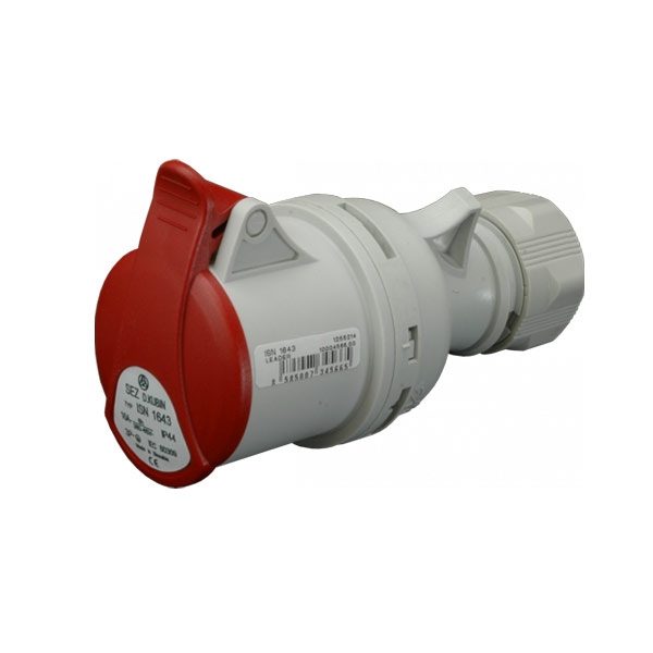 ISN 3253--Gniazdo siłowe do przedłużacza. 5 pól.