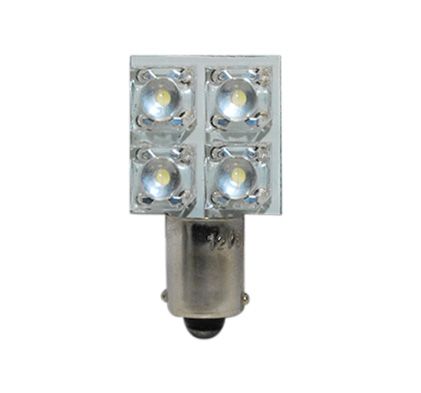 3620--Żar&amp;oacute;wka NX17 BA9SRODZAJ LED: z 4szt. super fulx led . TYP ŻAR&amp;Oacute;WKI : T10- BA9S WYMIARY LED: 5mm UŻYCIE: m.in.: cofania. CERTYFIKAT CE.