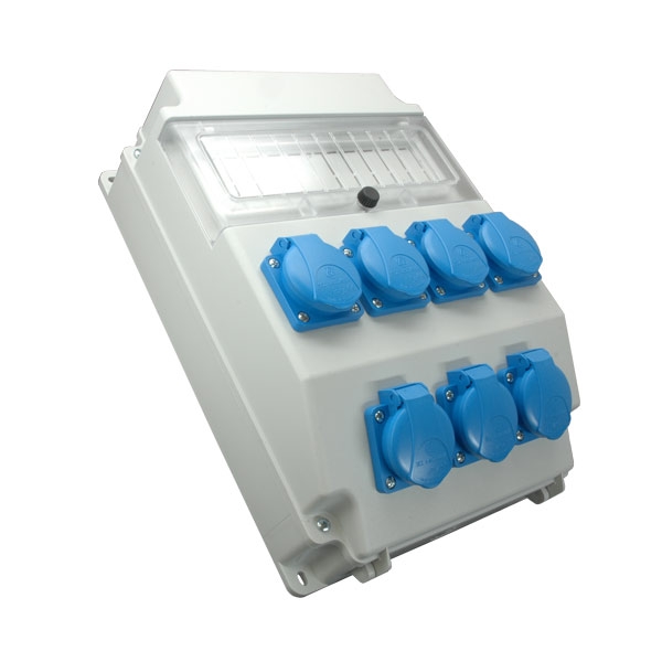 ROS 11/X-25 A--Rozdzielnica gniazdowa SEZ ROS 11. 11 modułów. Okienko. Możliwość rozbudowy o dodatkowe akcesoria.