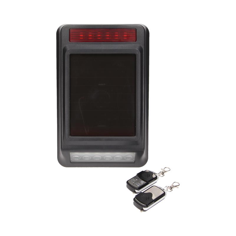 OR-AB-HS-3006SZ--Bezprzewodowa syrena zewnętrzna, współpracuje z barierami podczerwieni, panel solarny, learning system (automatyczna konfiguracja),