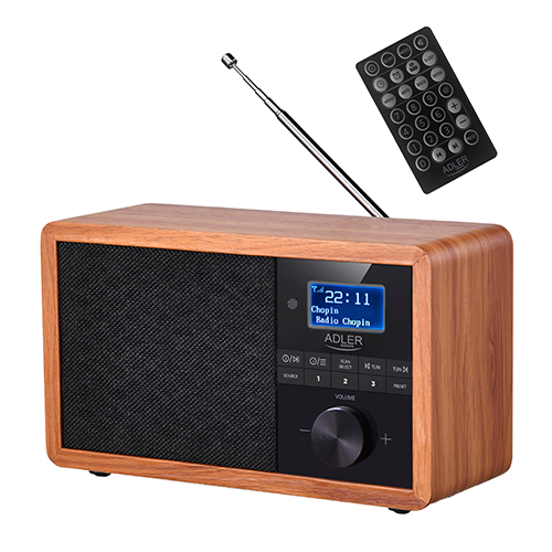 AD 1184--W dobie rozwoju technologii oczekujemy nowych rozwiązań również, jeśli chodzi o odbiorniki radiowe. Zarówno w domu, jak i w pracy lubimy, aby czas umilała nam muzyka lub ulubione audycje radiowe. Zastosowanie technologii Bluetooth w Radiu AD 1184 poz
