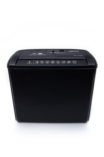 CR 1033--    Niszczarka do dokumentów CR 1033 z koszem o wielkości 7l to niewielkie    urządzenie, które możesz wygodnie położyć nie tylko pod biurkiem, ale też    na półce czy wręcz na biurku. Kompaktowy rozmiar sprawia, że doskonale    sprawdza się w warunk