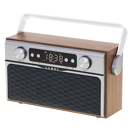 CR 1183--Radio Camry CR 1183  wykorzystuje Bluetooth 5.0, dzięki czemu muzyki możemy słuchać, podłączając do radia również inne urządzenia np. komputer, smartfon czy tablet. To ciekawe rozwiązanie, jeśli zależy nam na słuchaniu ulubionych wykonawców. Odtwarza