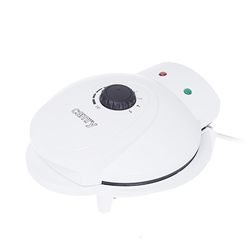 CR 3022--Gofrownica o mocy 1000 W z termostatem. Doskonała do przygotowywania chrupiących gofrów. Jednocześnie opieka 5 gofrów w kształcie serduszek. Zaopatrzona w płyty grzewcze pokryte powłoką zabezpieczającą przed przywieraniem, co ułatwia czyszczenie. Gof