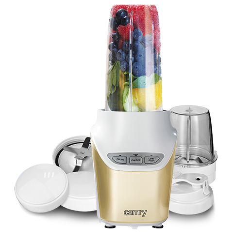CR 4071--Blender personalny POWERFUL NUTRI CAMRY CR 4071 to idealne rozwiązanie dla tych, którzy zaczynają dzień od zdrowego śniadania w postaci koktajlu owocowego lub warzywnego, smoothie lub po prostu dla tych, którzy cenią sobie szybkie przygotowanie dań w