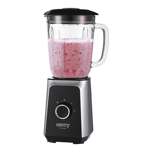 CR 4077--Blender kielichowy CR 4077 o mocy 1000W to wydajne urządzenie do szybkiego rozdrabniania i mieszania produktów spożywczych. Posiada 2 poziomy prędkości, umożliwiające blendowanie z różną intensywnością. Dodatkowo dostępna jest funkcja Pulse, która cz