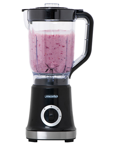 MS 4079b--Przygotowujesz koktajle, smoothie, zupy krem, gładkie sosy lub inne płynne i półpłynne produkty. Potrzebujesz lekkiego i łatwego do przechowywania blendera. W takim razie blender Mesko MS 4079 o mocy 1000W stanie się Twoim ulubionym sprzętem kuchenny