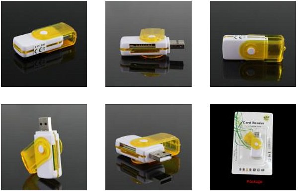 AK262--AK262 Multiczytnik kart pamięci scyzorykUniwersalny czytnik kart pamięci All in One , podłączany do komputera za pomocą wbudowanego wtykowi USB.Cechy produktu:Produkt fabrycznie nowy, wysokiej jakości.Czytnik służy do zapisywania i odczytywania kart 