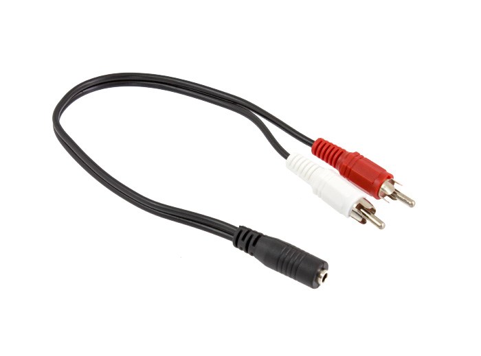 AK267--AK267 Przejści&amp;oacute;wka JACK 3,5 na 2 RCAKabel typu 2 x RCA - Wejście JACK 3.5 mm do przesyłu sygnału AUDIO.Cechy produktu:Produkt fabrycznie nowy, wysokiej jakości.Kabel pozwalający na przesył sygnału audio między r&amp;oacute;żnymi ur