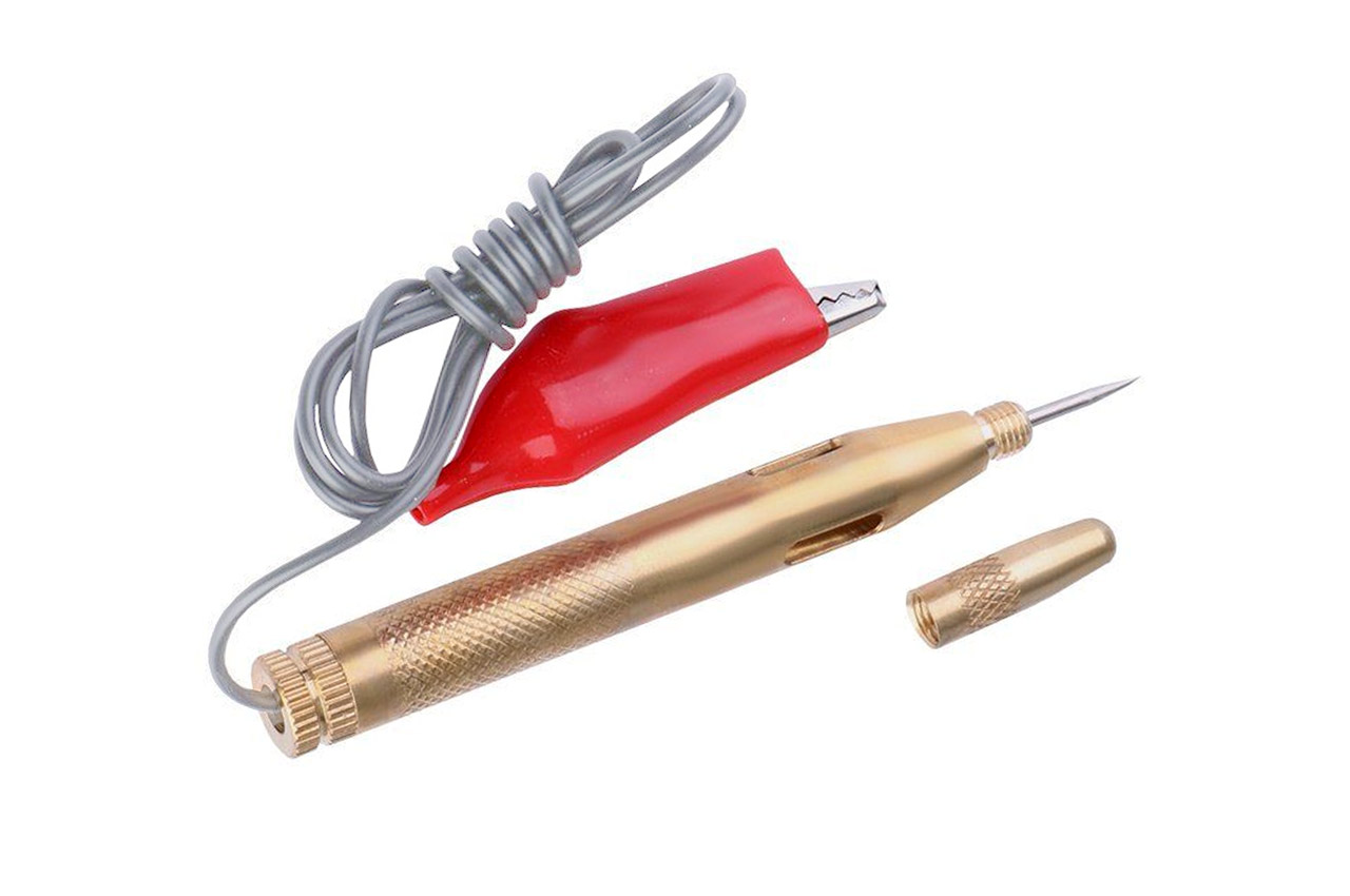 AMI-01036--Tester jest niezbędny przy montażu: autoalarmów, Car Audio, oświetlenia dodatkowego, czujników cofania itp. Próbnik pomaga przy wszelkich naprawach elektrycznych w samochodzie. Umożliwia sprawdzenie czy do gniazd, wtyczek, oprawek, żarówek, czujników