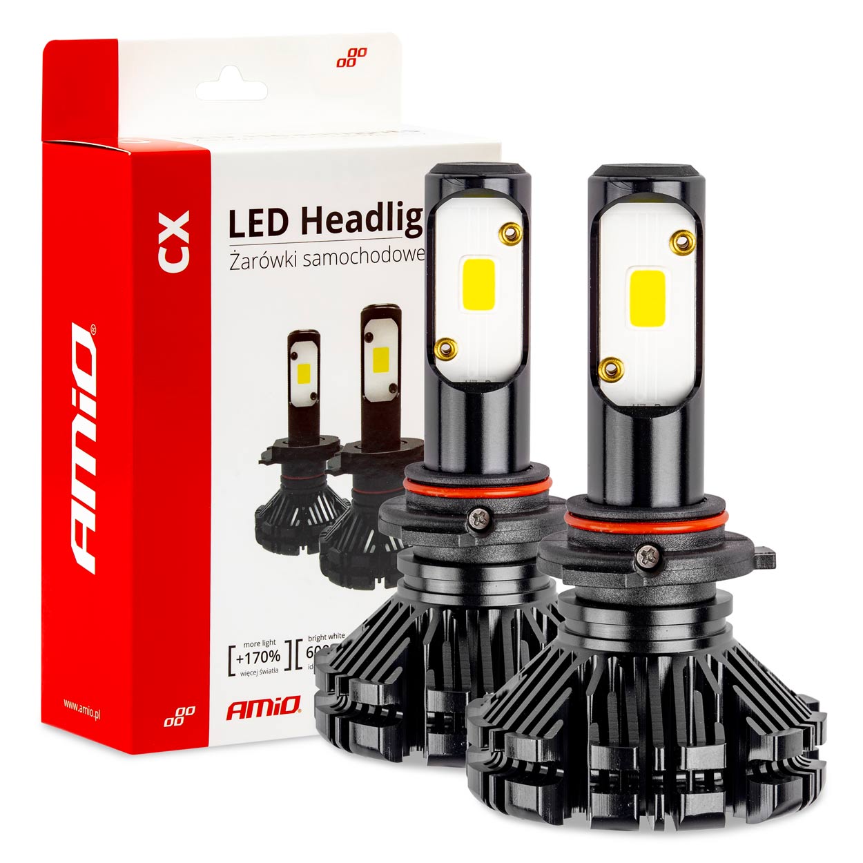 AMI-01079--OPIS PRODUKTU Przedstawiamy najnowszy zestaw LED HEADLIGHT CX series! Seria CX wyróżnia się bardzo atrakcyjną ceną, pasywnym układem chłodzenia, wbudowaną przetwornica, niewielkimi rozmiarami oraz wyjątkową bezawaryjnością . Zmień już dzisiaj swoją j