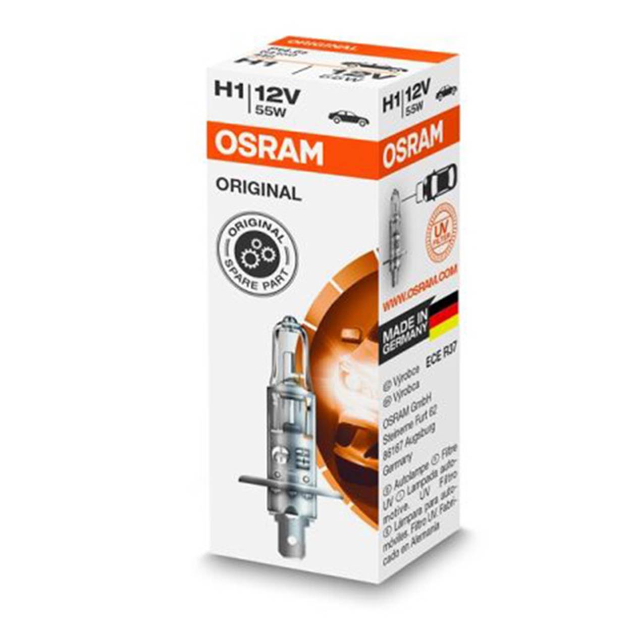 AMI-O-64150--Osram to znany na całym świecie producent oświetlenia. Żarówki marki osram to przede wszystkim najwyższa jakość produktu oraz gwarancja długiej żywotności zapewniającej najwyższy stopień satysfakcji. Napięcie [V]: 12 Moc znamionowa [W]: 55 Rodzaj lam
