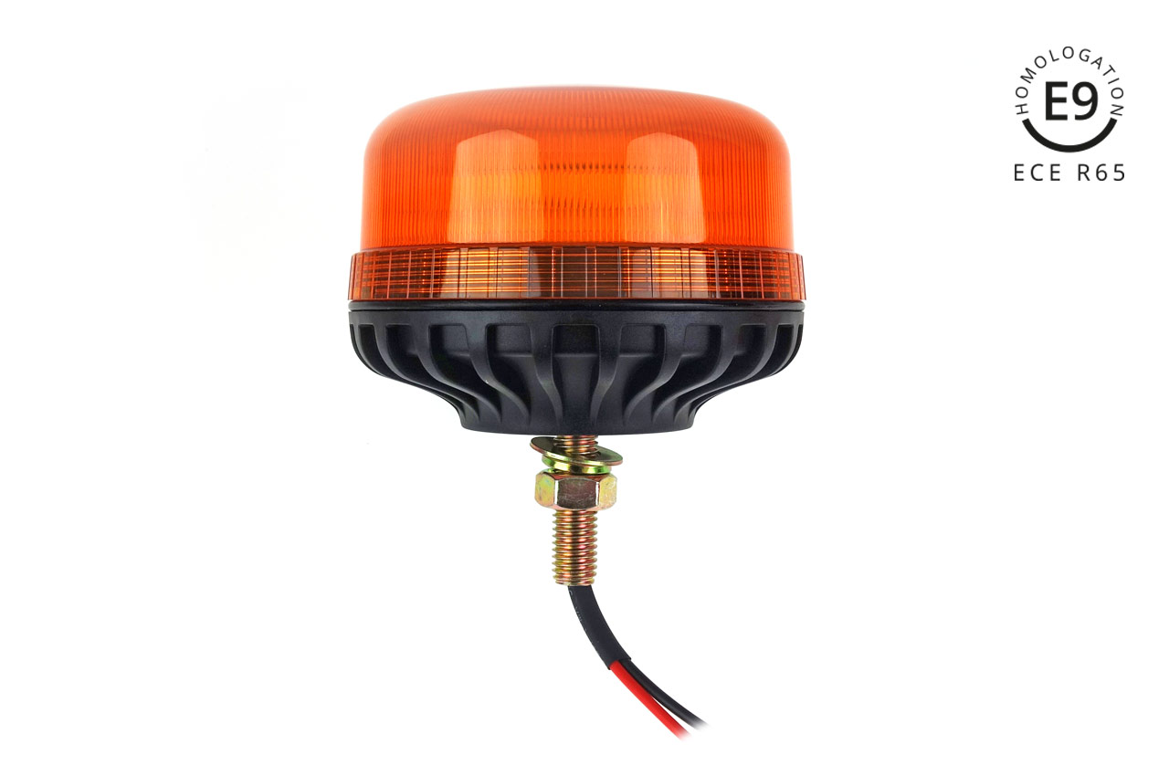 AMI-02294--Specyfikacja Techniczna: - Homologacja ECE R65,ECE R10 - 120 mrugnieć na minutę - 36 Super jasnych diod LED - Napięcie stałe: DC 12~24V - Stopień ochrony: IP56 - Temperatura pracy: -30°C - + 50°C - Montaż na pojedynczej śrubie