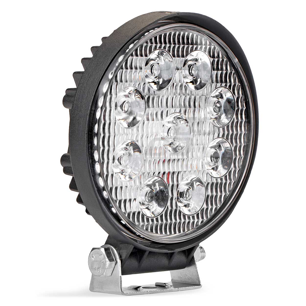 AMI-02420--1 funkcje podświetlenia 2 kable, Kolor kabli: Czarny i czerwony Napięcie: 9-36V Lumeny: 2160 lm LED kolor: biały LED ilosć: 9 led 3030 Temperatura światla: 6000-6500K Rozmiar: ?110 mm