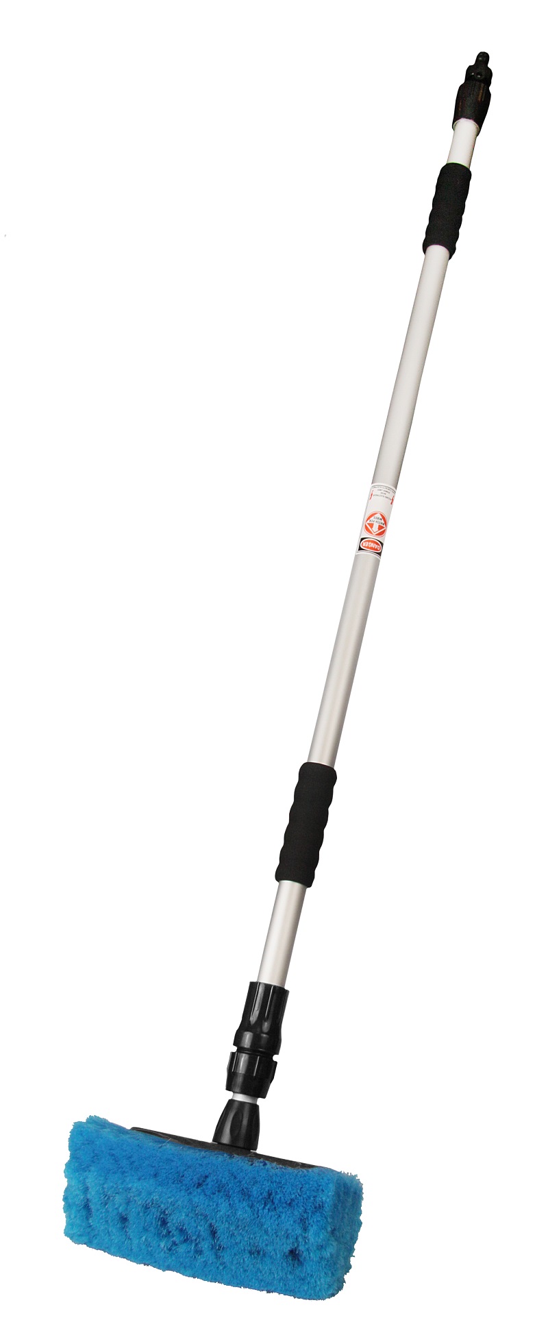 AMI-02475--Szczotka teleskopowa do mycia z podłączeniem wody 130-240 cm dł. Niezależnie od tego, czy do samochodu, przyczepy kempingowej lub ciężarówki, ta szczotka zapewnia optymalną pielęgnację Twojego pojazdu. Dzięki szczotce i teleskopowemu drążkowi do 300 