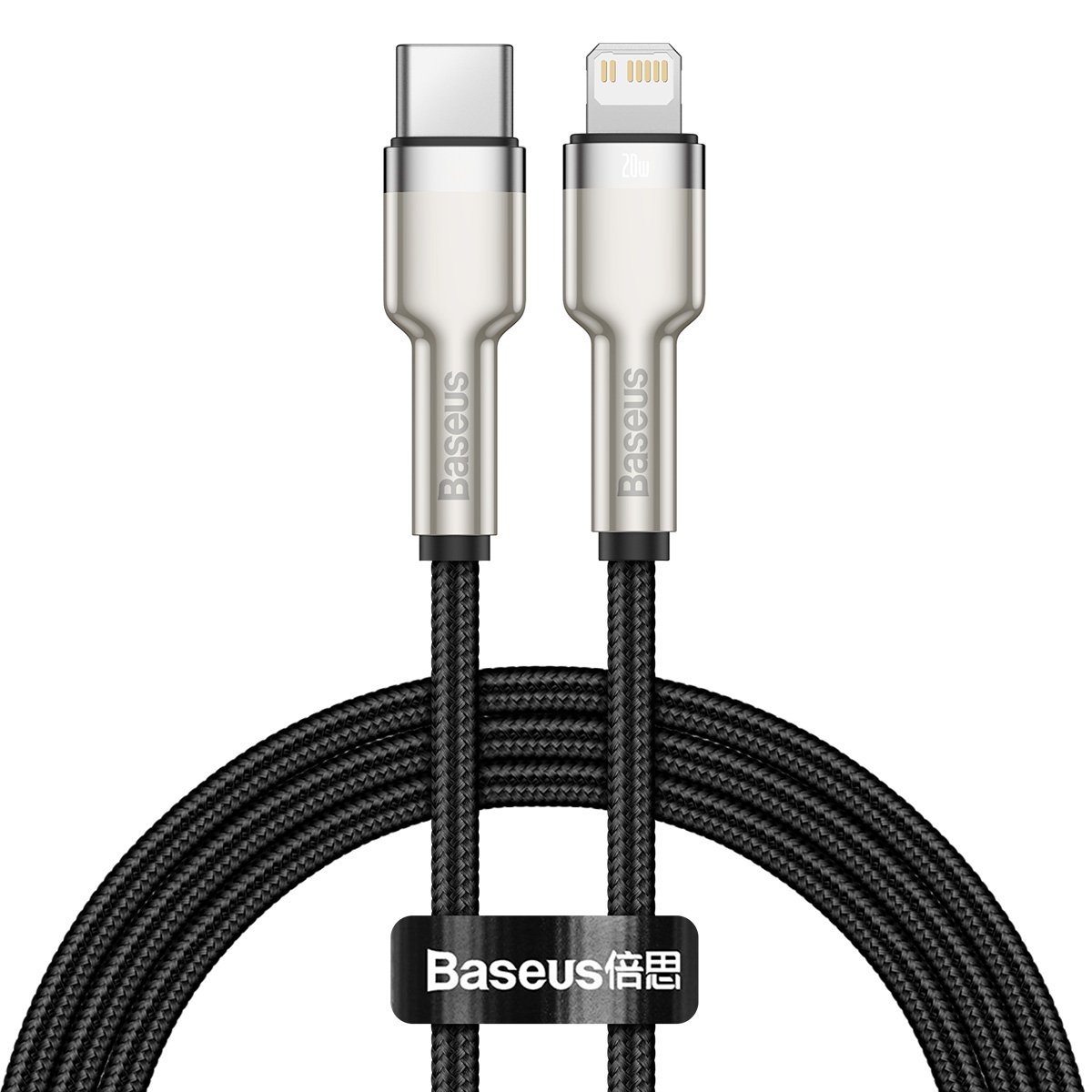 AMI-BAS20206--Kabel Baseus USB-C do Lightning umożliwia szybkie ładowanie Twoich urządzeń Apple z mocą do 20W. Obsługuje protokół PD i jest kompatybilny między innymi z serią iPhone 12. Dzięki wykonaniu z wysokiej klasy materiałów wyróżnia się dużą wytrzymałością,