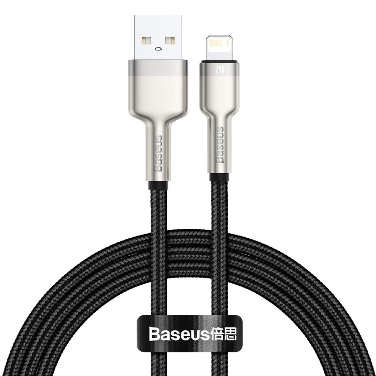 AMI-BAS20224--Kabel Baseus USB do Lightning umożliwia szybkie ładowanie Twoich urządzeń Apple z natężeniem do 2,4 A. Obsługuje protokół PD i jest kompatybilny ze smartfonami iPhone. Dzięki wykonaniu z wysokiej klasy materiałów wyróżnia się dużą wytrzymałością, a s