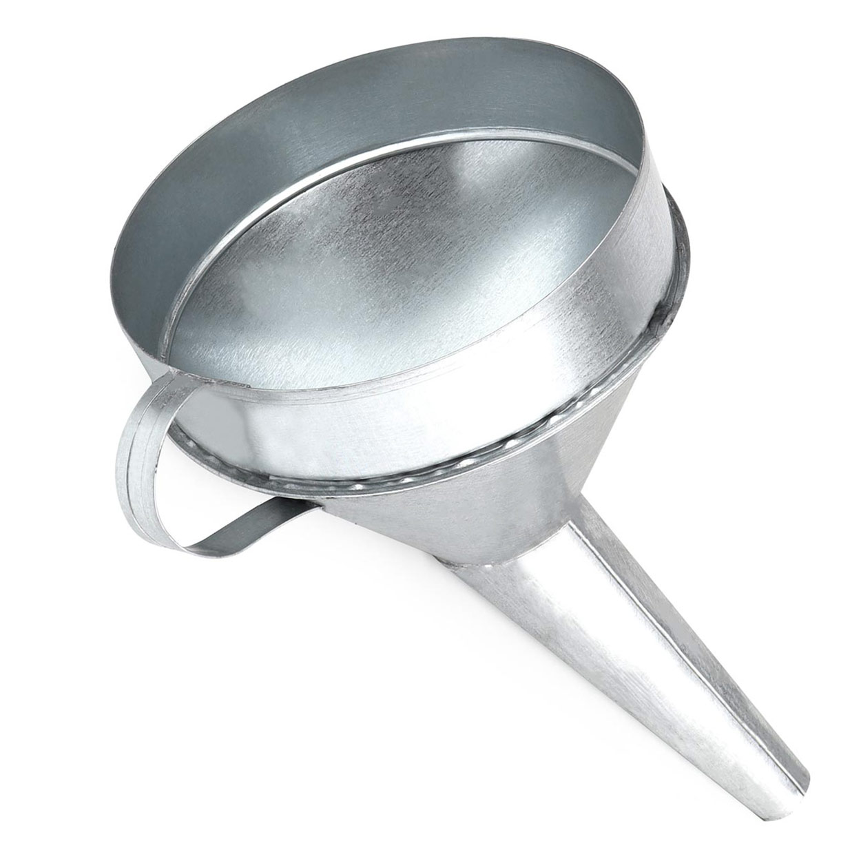 AMI-02788--Lejek metalowy krzywy wylewka skośna, poręczny uchwyt, sitko zabezpieczające przed nieczystościami. Samochodowy lejek do paliwa, oraz wszelkich cieczy, wykonany z mocnego metalu odpornego na uszkodzenia mechaniczne, oraz substancje chemiczne. Wbudowa