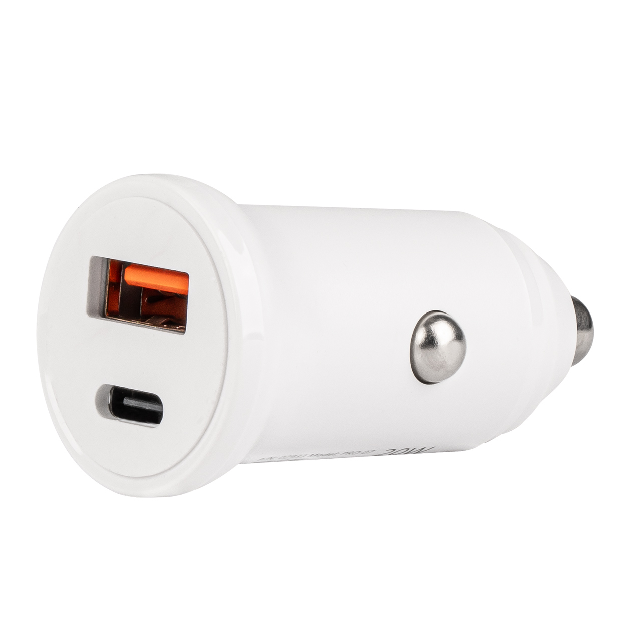 AMI-02933--Inteligentna ładowarka samochodowa (12V / 24V), która dostosowuje moc zasilania w zależności od ładowanego urządzenia. Umożliwia bezpieczne ładowanie, bez obaw o uszkodzenie sprzętu. Pozwala na ładowanie dwóch urządzeń jednocześnie. PODWóJNY PORT USB