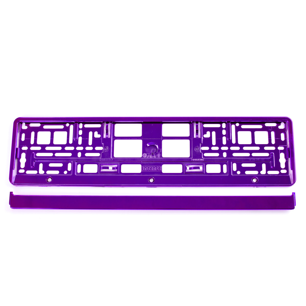 AMI-71457/01170F--Ramka tablicy metalizowana fioletowa