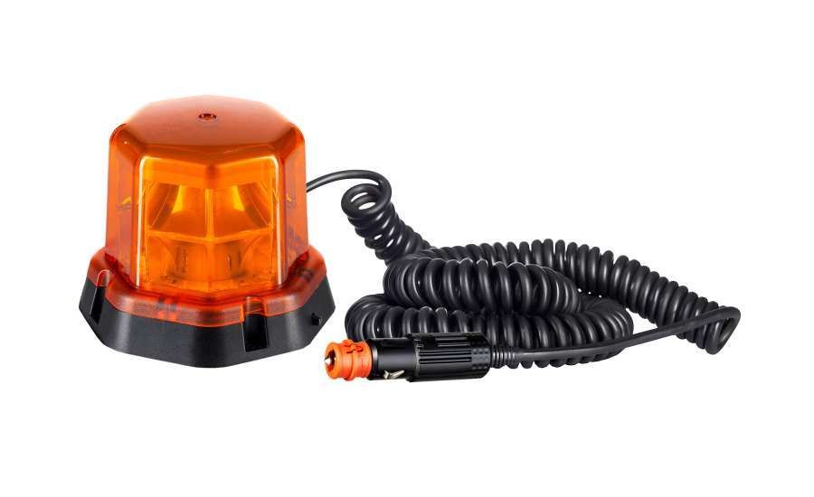 AMI-LDO 2275--Lampa ostrzegawcza HOR 84 z magnesem, diodowa 12/24 V (kilka trybów zmienianych przełącznikiem)