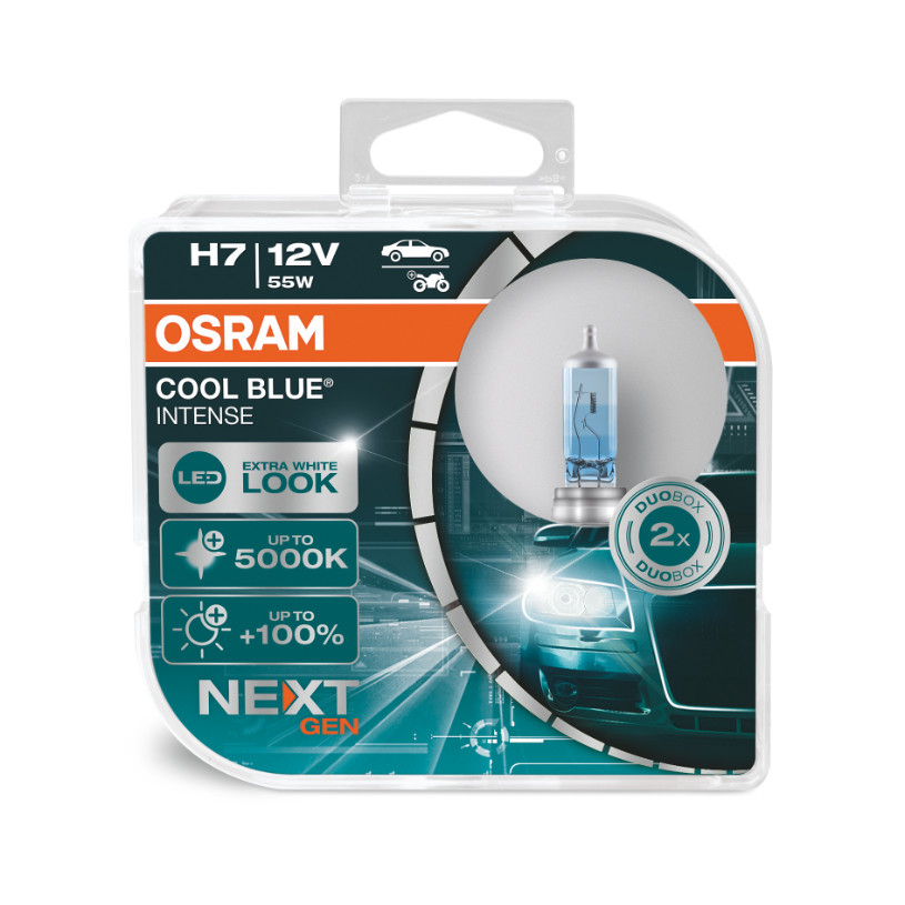 AMI-O-64210CBN-DUO--Nowa generacja portfolio COOL BLUE INTENSE NEXTGEN żarówek halogenowych, lamp ksenonowych oraz oświetlenia sygnalizacyjnego ? odkryj nowoczesne spojrzenie na wysoką moc! Dzięki białemu światłu o wyglądzie LED , żarówka spodoba się szczególnie kierowc