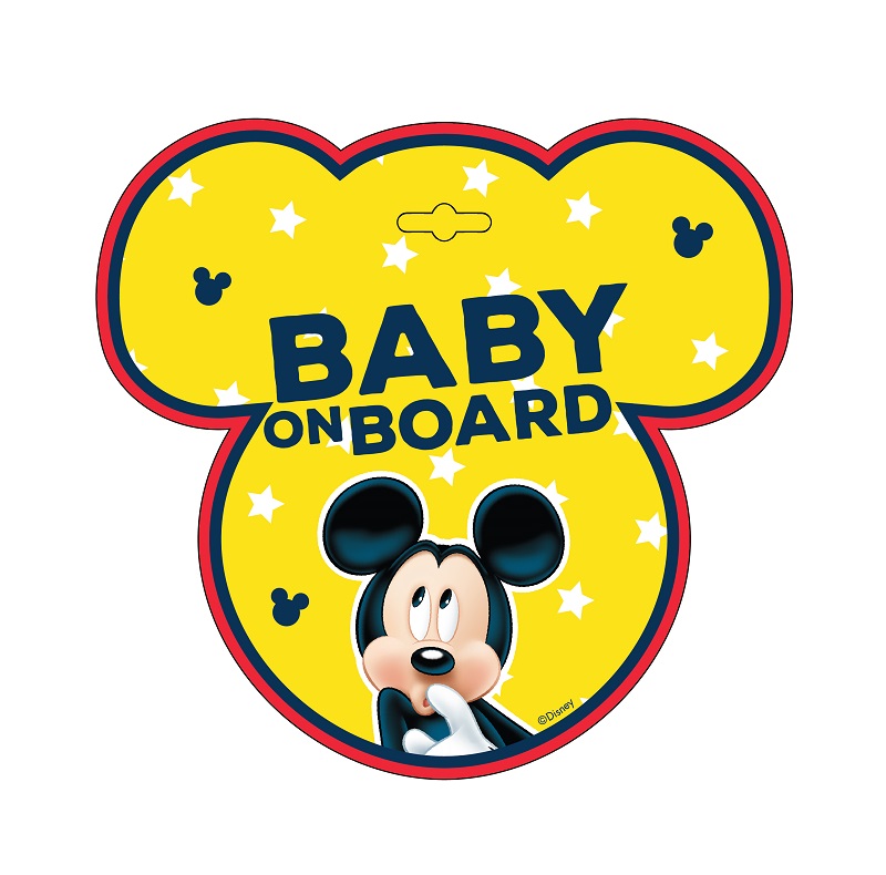 AMI-S9613--Tabliczka baby on board minnie