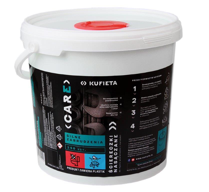 AMI-K5115--Heavy Duty ? ściereczki nawilżane przeznaczone do czyszczenia powierzchni, narzędzi i rąk z uporczywych zabrudzeń. Specjalnie opracowana formuła płynu w połączeniu z bardzo wytrzymałym dwustronnym materiałem idealnie nadają się do usuwania oleju, sma