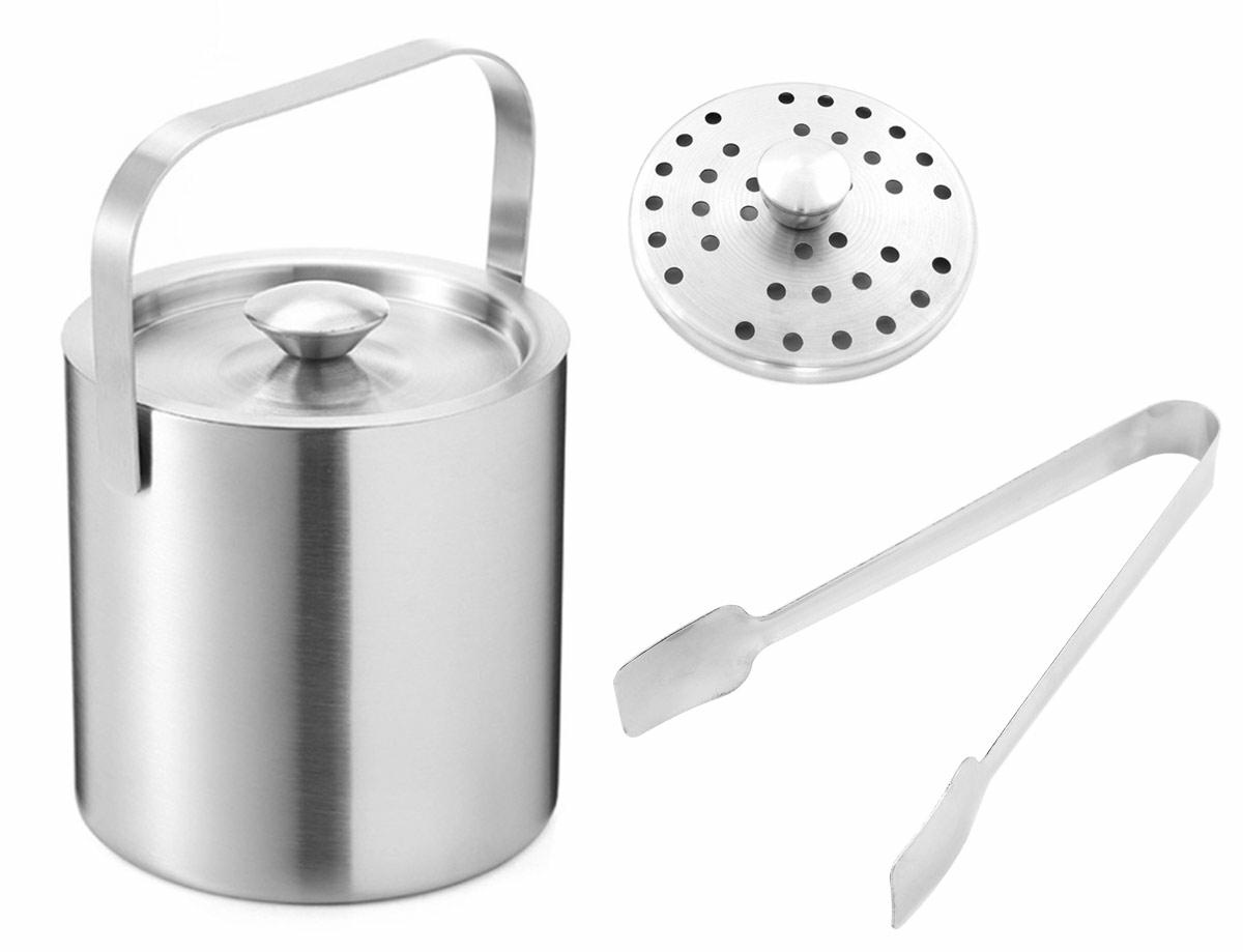 AG139C--Organizujesz spotkanie towarzyskie i chcesz mile zaskoczyć gości? Wiaderko do lodu to doskonałe uzupełnienie każdego zestawu akcesori&amp;oacute;w barmańskich. Wykonane z wysokiej jakości stali nierdzewnej zapewnia długie i komfortowe użytkowanie