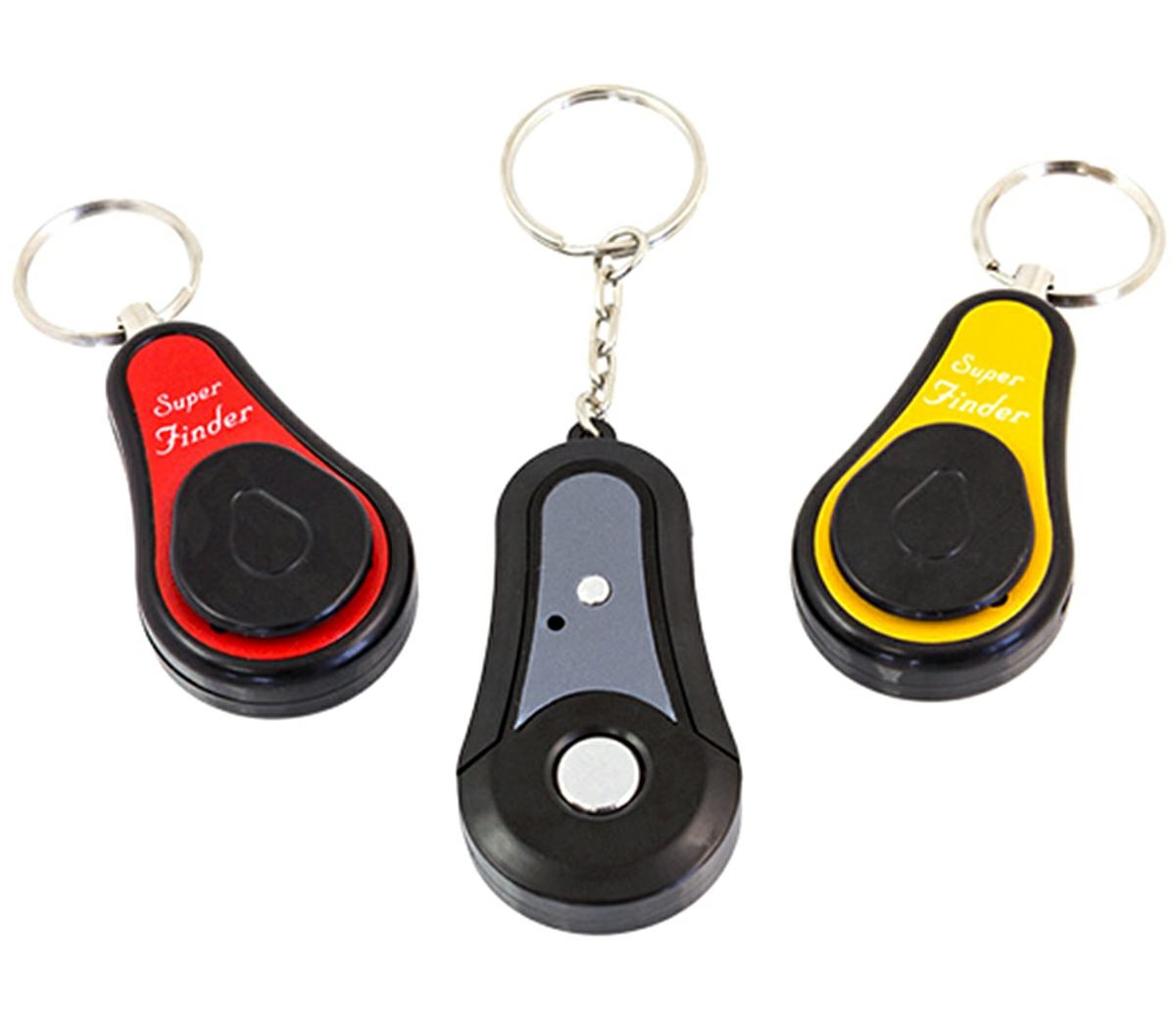 AG410--Lokalizator kluczy KEYFINDER składający się z pilota oraz 2 nadajnik&amp;oacute;w! Dzięki temu niewielkiemu urządzeniu odgadniesz gdzie położyłeś swoje klucze. To koniec problem&amp;oacute;w ze zgubionym kluczem do domu czy auta. Specjalny pi