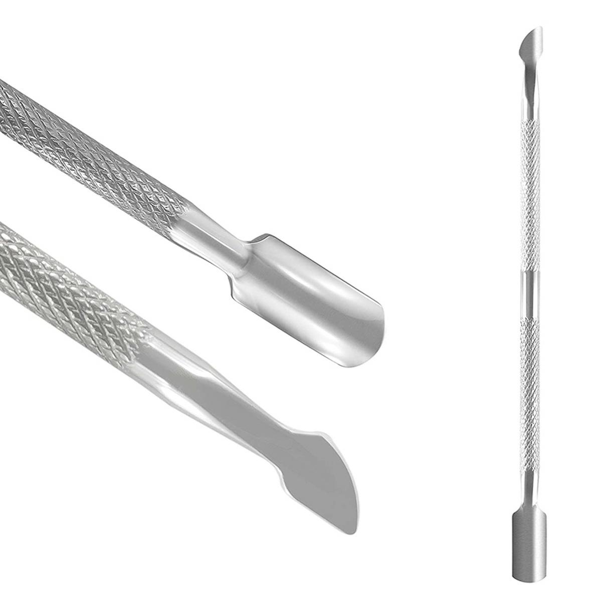 AG564--Stalowe radełko, kopytko do pielęgnacji i bezpiecznego usuwania sk&amp;oacute;rek paznokci.Cechy produktu:Produkt fabrycznie nowy, wysokiej jakości.Profesjonalna łyżeczka przeznaczona do pracy sk&amp;oacute;rkach przy paznokciach.Wykonana jes