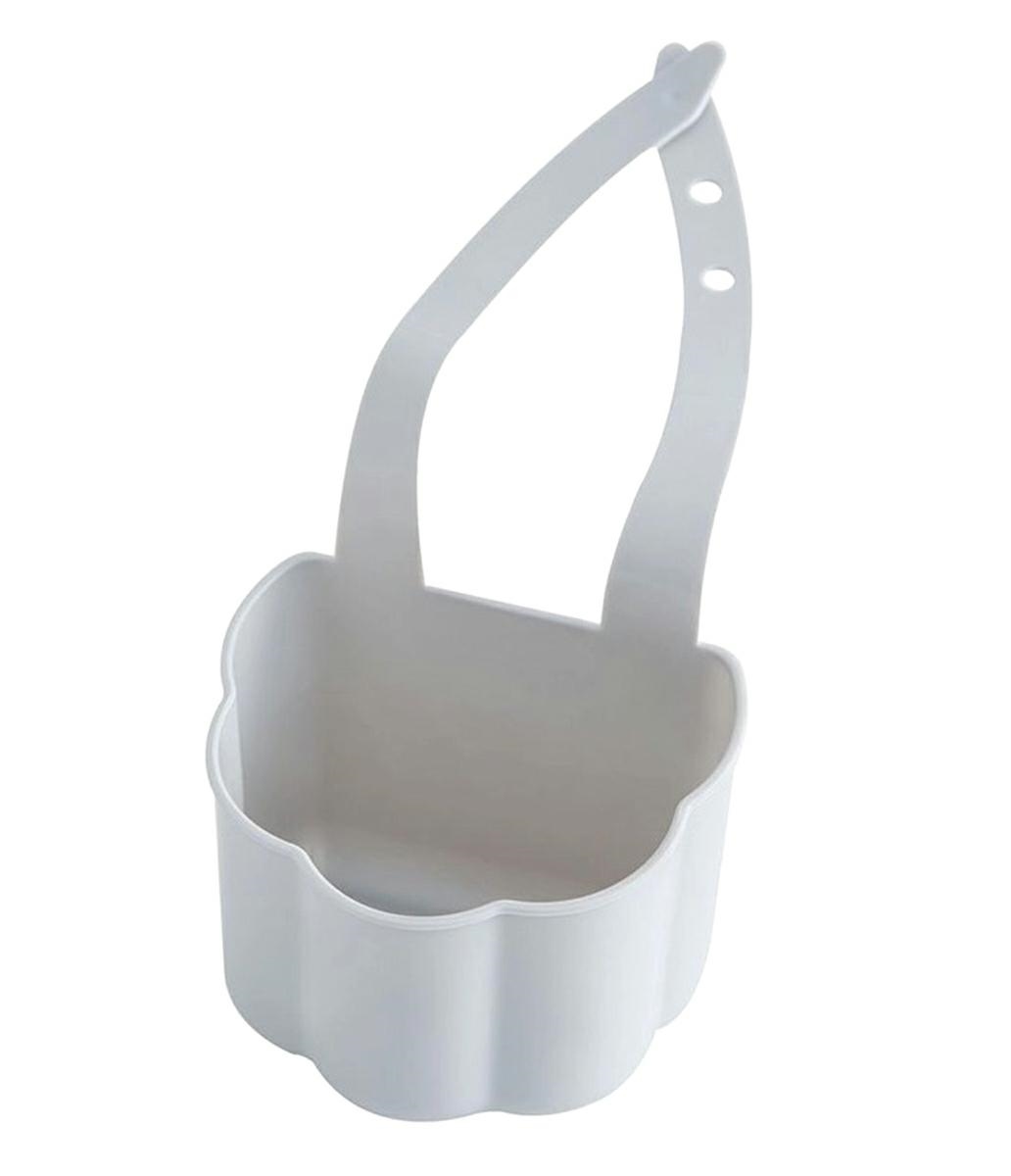 AG568G--Funkcjonalny organizer kuchenny na zlew kuchenny lub wieszak. Ułatwia utrzymanie porządku w kuchni. Świetnie sprawdzi się jako pojemnik na gąbki, szczotki i druciaki. Dziurkowane dno umożliwia bieżące odprowadzanie wody. Wygodny montaż na baterię kuc