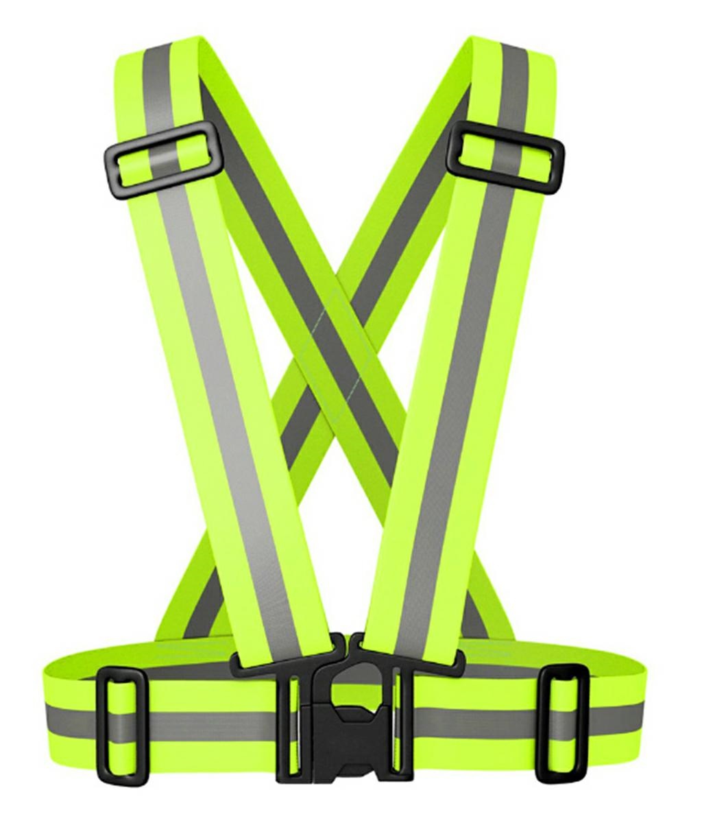 AG590--Uniwersalne, szelki odblaskowe z pełną, dwustopniową regulacją długości. Doskonale sprawdzają się podczas jazdy rowerem czy motocyklem ale r&amp;oacute;wnież, a może przede wszystkim w ruchu pieszym - znacząco poprawiają naszą widoczność na droga