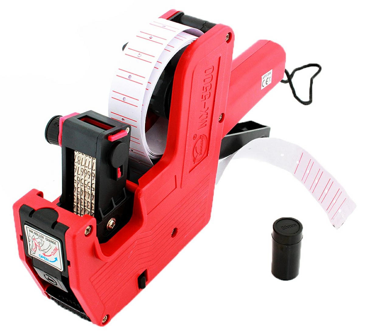 AG61--Metkownica jednorzędowa model MX-5500, to jeden z najpopularniejszych modeli metkownic na naszym rynku. Niezwykła prostota obsługi, niska cena połączona z wysoką trwałością urządzenia oraz tanie akcesoria i materiały eksploatacyjne gwarantują długie 