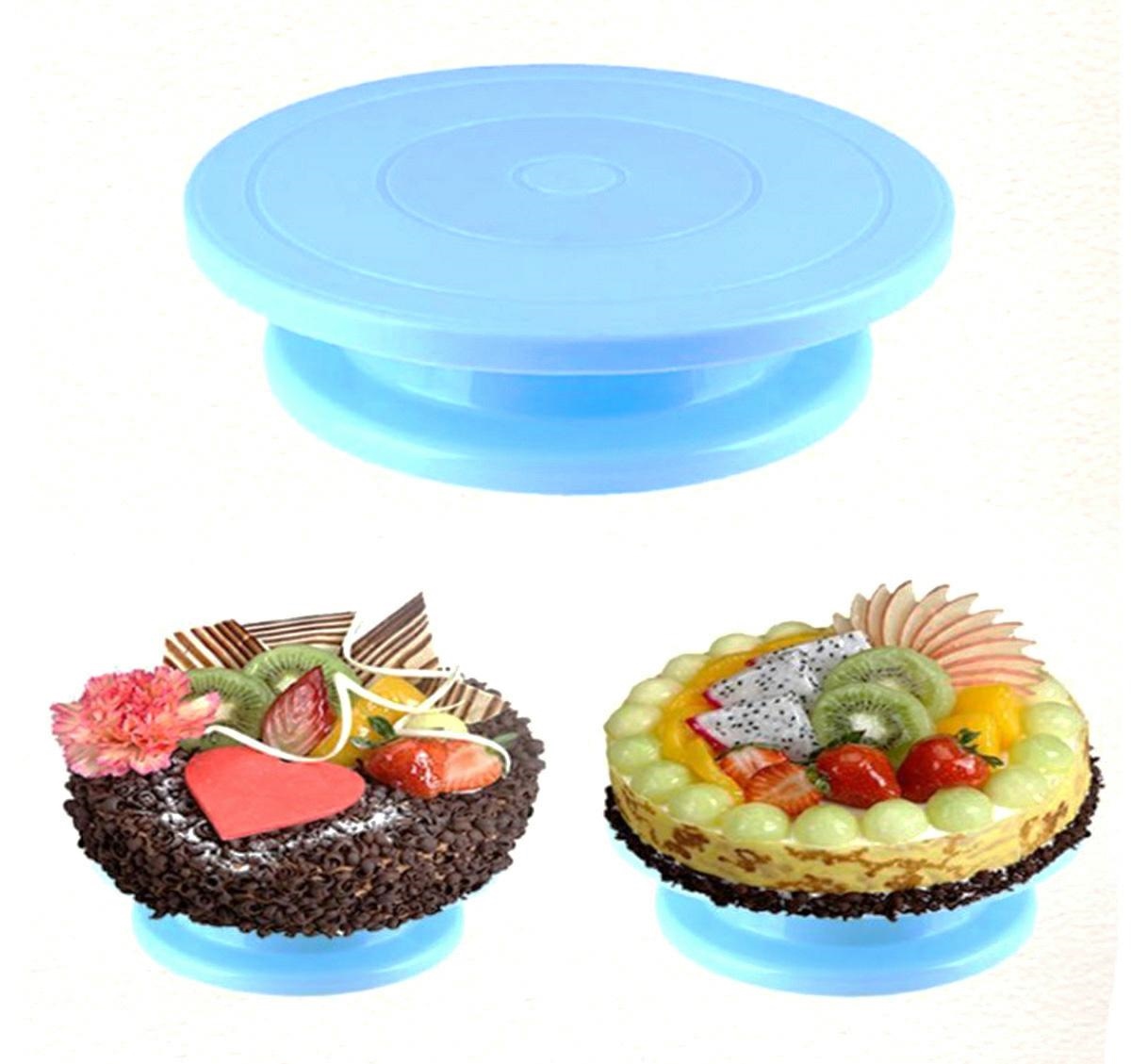 AG649E--Wspaniała obrotowa patera do dekoracji ciast i tort&amp;oacute;w. Patera obraca się swobodnie i pewnie w dwu kierunkach co znacznie ułatwia wszelkie prace dekoracyjne i cukiernicze. Doskonale sprawdzi się r&amp;oacute;wnież jako stojak do eks