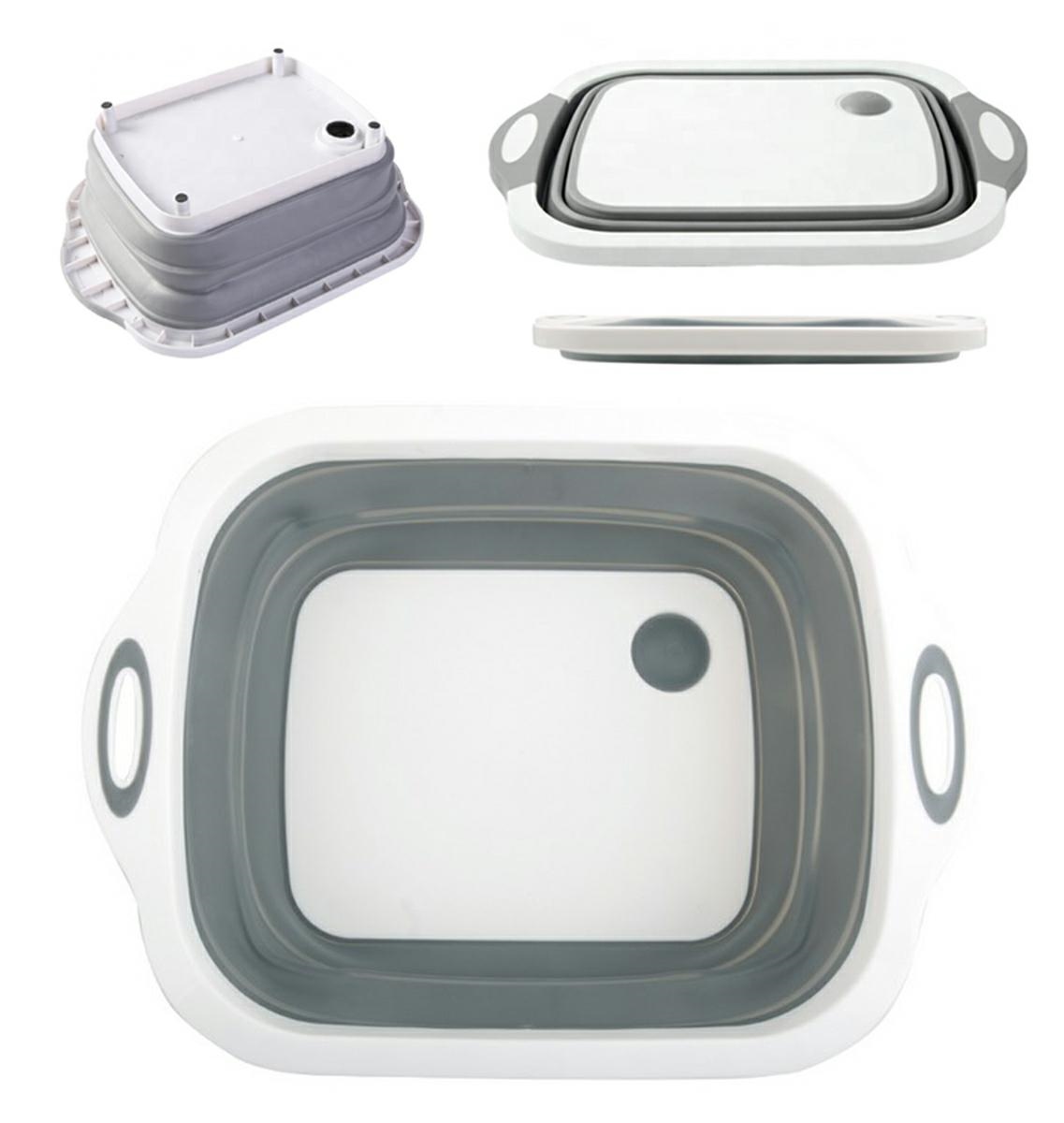 AG659E--Niezwykle praktyczna składana miska kuchenna o pojemności aż 5 litr&amp;oacute;w. To doskonałe rozwiązanie kt&amp;oacute;re oszczędza cenną przestrzeń. Po jej złożeniu wysokość to jedyne 5 cm, co znacznie ułatwia transport, wciśnięcie do plec