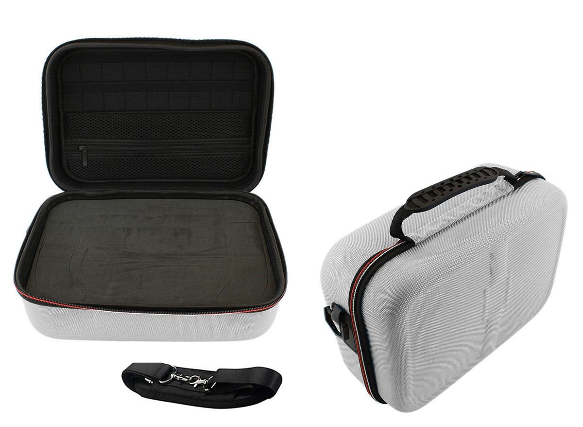 AK223K--Niezwykle praktyczne etui pozwalające na bezpieczne przechowywanie i przenoszenie konsoli Nintendo Switch wraz z akcesoriami oraz kartami pamięci z grami. Chroni naszego Switcha przed przypadkowymi uszkodzeniami i ułatwia przenoszenie konsoli i jego 